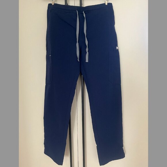FIGs Navy Yola Skinny Scrub Pants - Small Petite - Picture 1 of 3